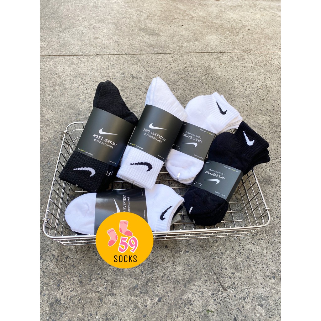 Pack 3 đôi tất / vớ Nike Chính Hãng - Đủ kích cỡ - Swoosh59