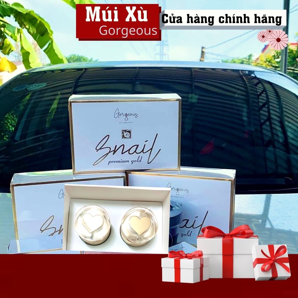 Bộ kem ngày đêm múi xù SNAIL PREMIUM GOLD Dưỡng Da, Xóa Sạch Vết Thâm, Tàn Nhan Trên Da