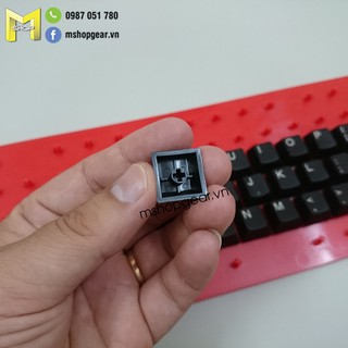 Set keycap thick PBT POM Black Alpha cherry profile