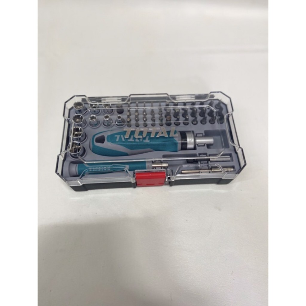 Bộ tua vít đa năng 55 chi tiết TOTAL TACSD30556 bộ tuốc nơ vít được tinh luyện từ thép hợp kim chắc chắn bển bỉ
