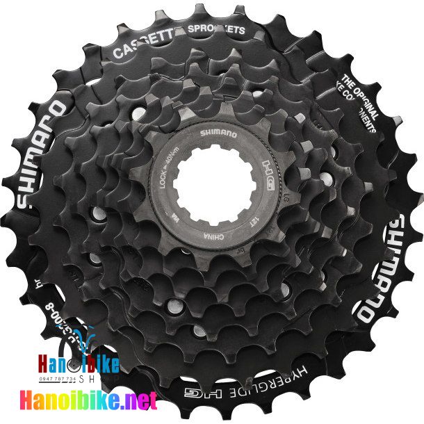 Líp 8 MTB shimano CS-HG200-8 cho xe đạp thể thao
