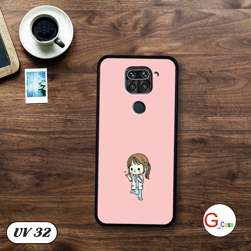 Ốp lưng nhám viền dẻo Xiaomi Mi Note 9/ Xiaomi Redmi 10X in hình