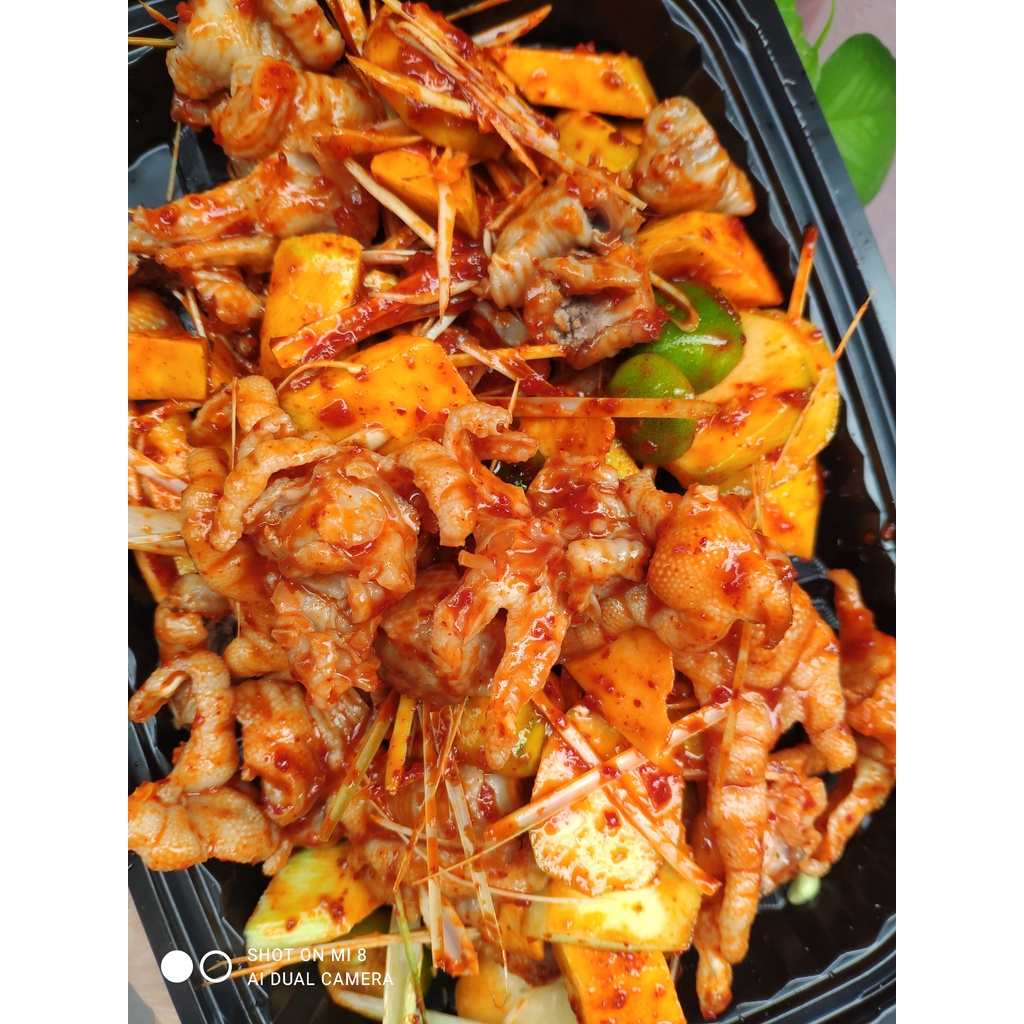 Chân Gà Rút Xương  Bé Mập Mix Cóc Xoài Chua Chua Ngọt Ngọt.