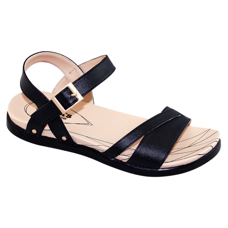 Sandal đế bằng nữ BITAS SYN.242