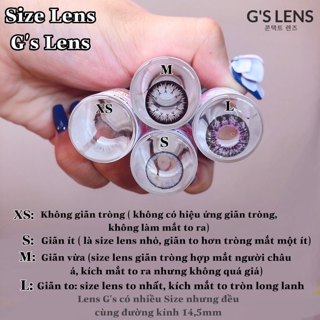 20 Mẫu Lens Nâu HOT 2020, Lens Brown giãn ít size S