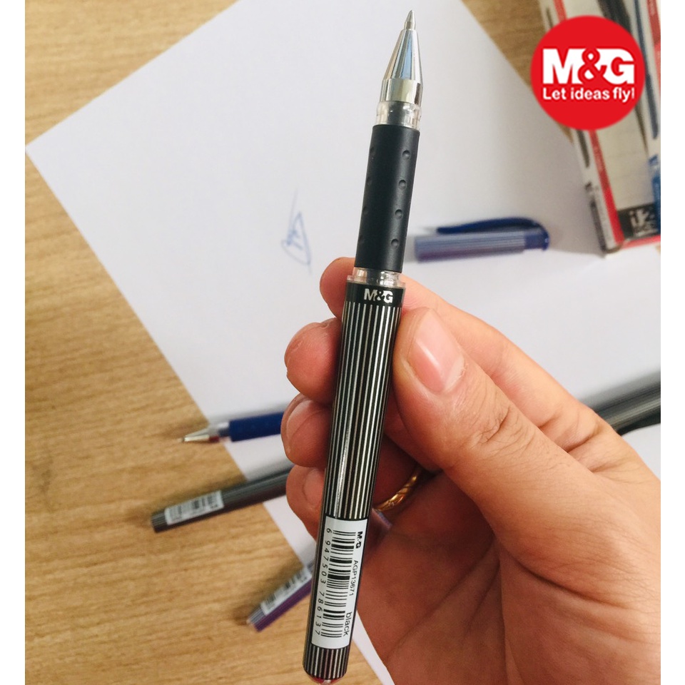 Bút bi mực gel nước AGP 13671  nét 0.7 luyện viết chữ hán