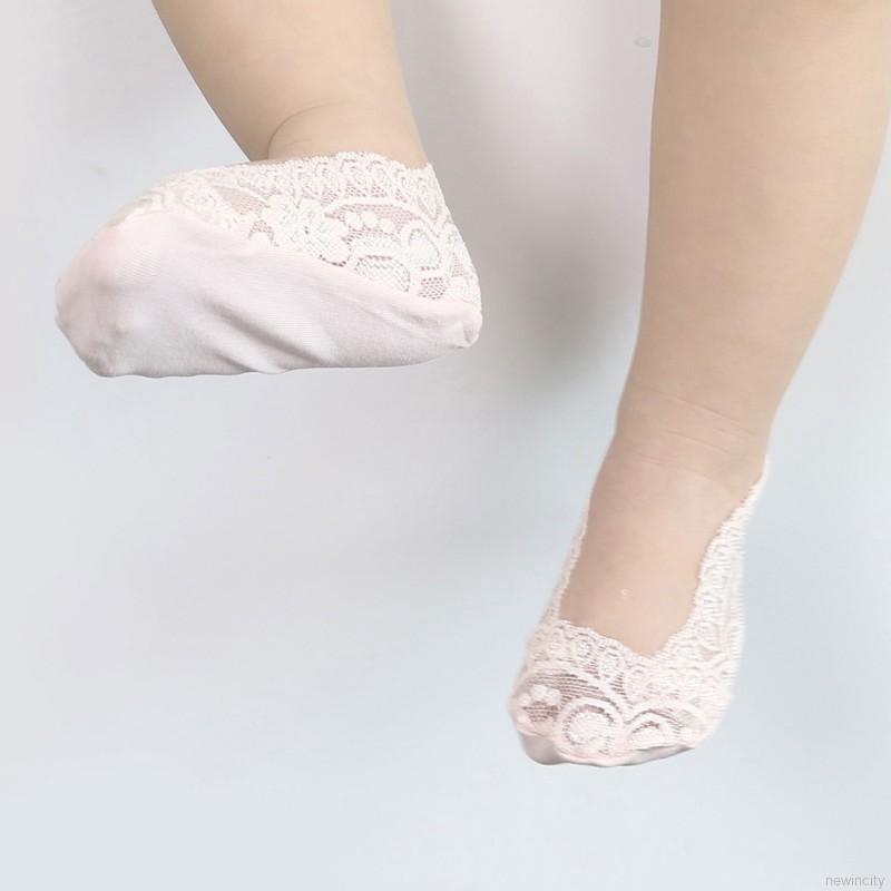 Vớ cổ thấp phối ren xinh xắn cho bé gái