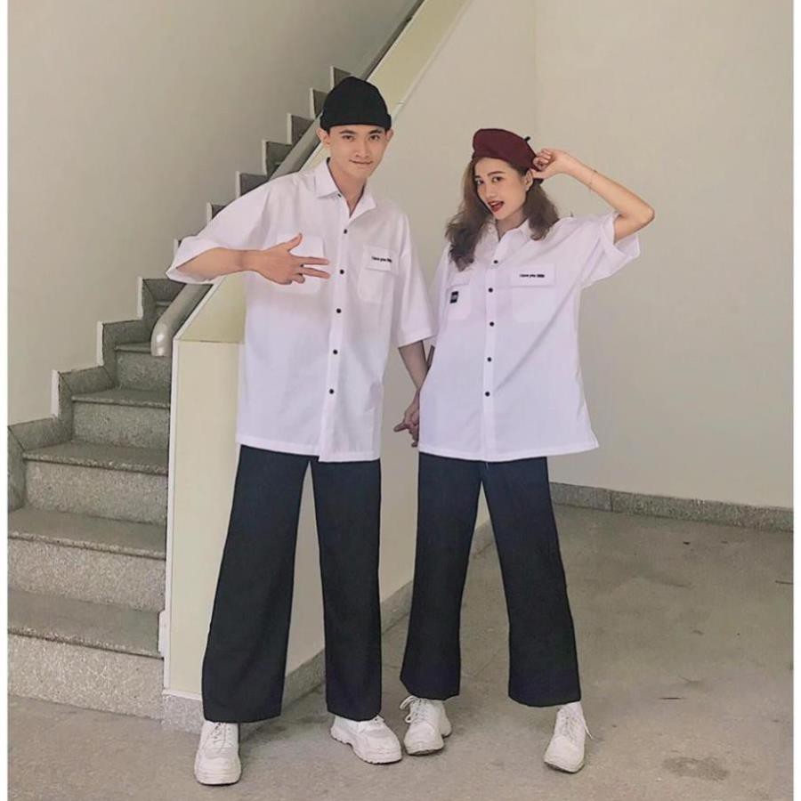 Áo Somi Hàn I LOVE YOU 3000 Unisex (FORM RỘNG CHÂU ÂU - CÀ VẠT bán RIÊNG)