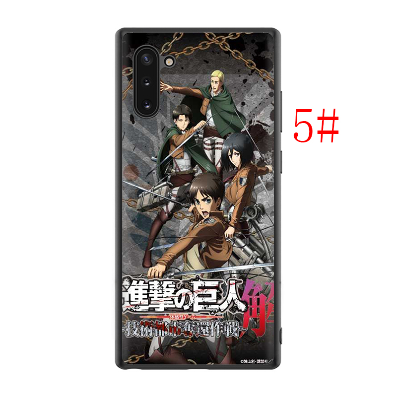 Ốp Lưng Silicone Mềm In Hình Attack On Titan Cho Samsung A11 A21 A21S A41 A51 A71 A81 A91 A70 A70S