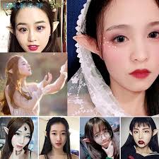 Set 2 Tai yêu tinh giả hoá trang ngày lễ Halloween độc đáo thời trang