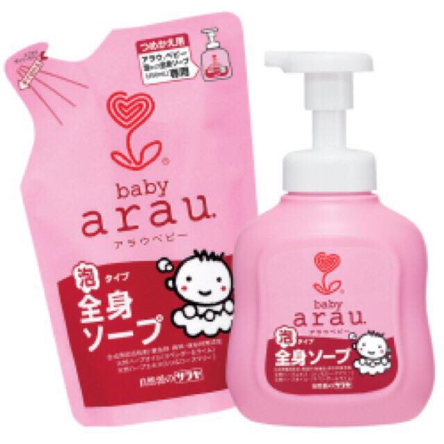 Sữa tắm gội Arau Baby chai 450ml/ túi 400ml