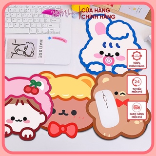 Tấm Lót Chuột Chống Trượt - Lót Ly Thảm Lưới Gấu Thỏ Cute hoạ tiết dễ thương