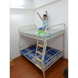 Giường sắt 2 tầng trên 1m2 dưới 1m6 hàng cao cấp, dễ tháo lắp di chuyển