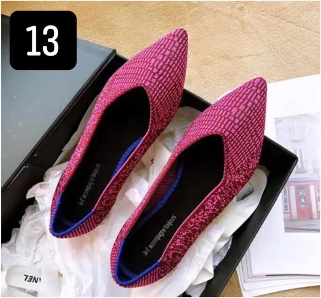 Giầy bệt chun xk