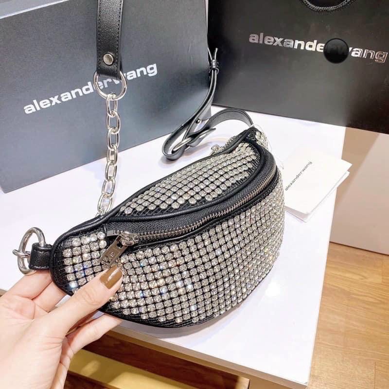 Túi xách bao tử đính đá full box ảnh thật + video