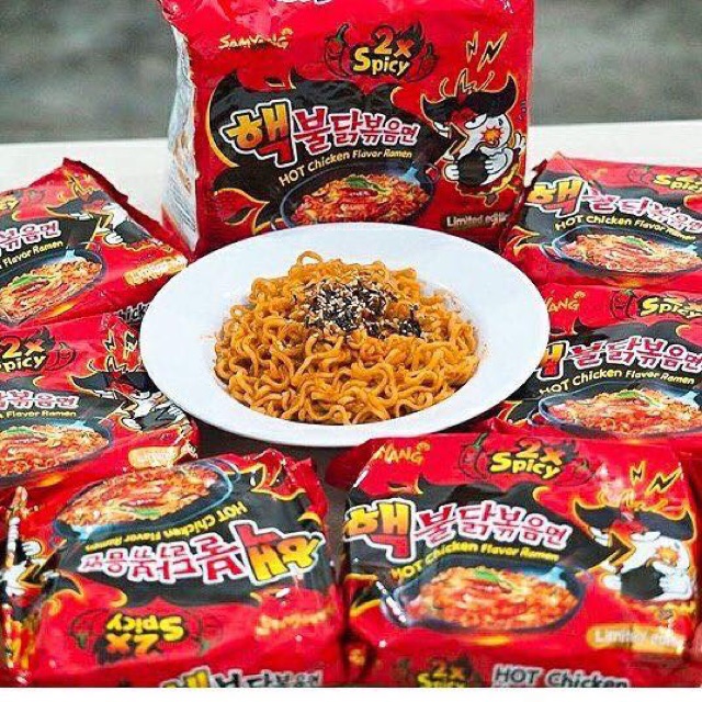 🇰🇷Mì cay x2 gói đỏ SamYang ( gói 140g )