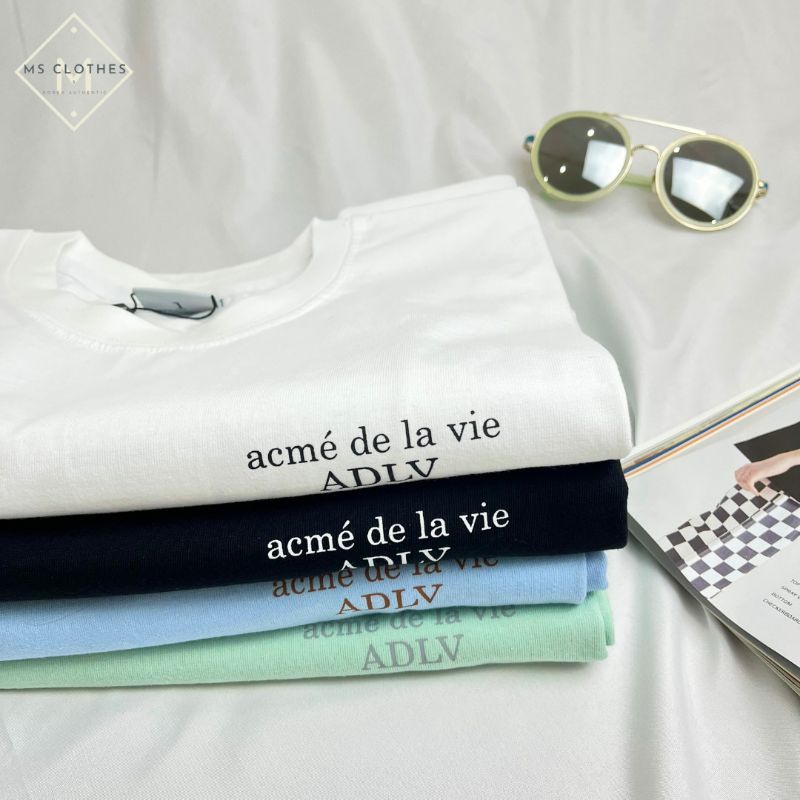 Áo phông ADLV basic logo đen chính hãng nam nữ