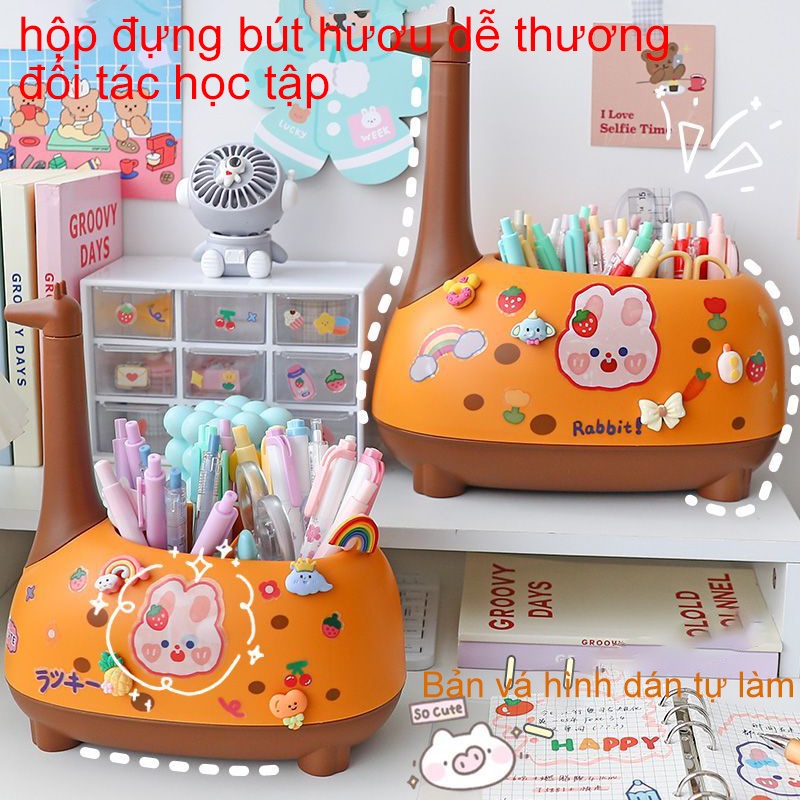 Ống Đựng Bút Để Bàn Hình Hươu Cao Cổ Dễ Thương Sáng Tạo năng để bàn dễ thương hộp đựng bút dễ thương đồ dùng học tập văn phòng phẩm Lọ đựng bút để bàn làm việc hộp để bút