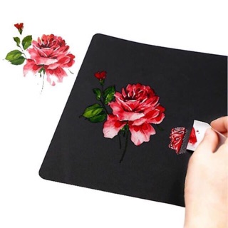 Bảng đen tập vẽ cọ bản, cọ râu