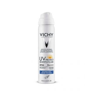 Xịt chống nắng chống ô nhiễm Vichy - UV PROTECT SKIN DEFENSE DAILY CARE SPF50 PA+++ (75ml)