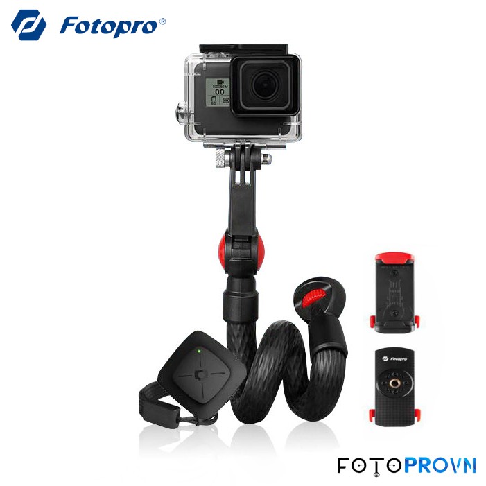 Monopod chân xoắn bạch tuộc FOTOPRO UFO Mogo Basic kèm remote bluetooth