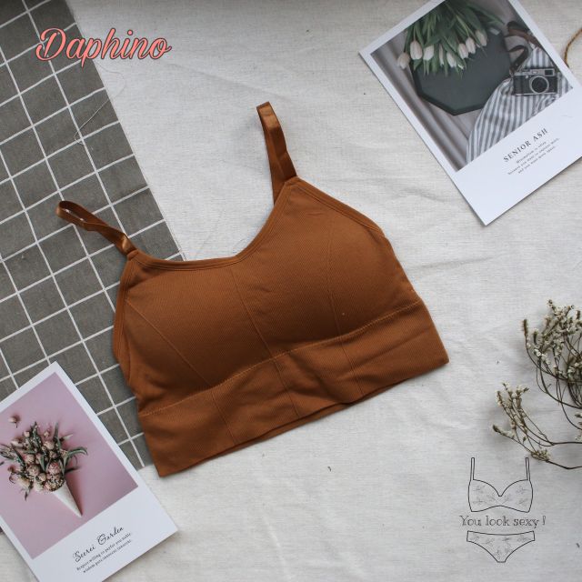 Áo bra nữ - áo bra len gân tăm chất đẹp 2 dây hở lưng siêu hot ABU01 | BigBuy360 - bigbuy360.vn