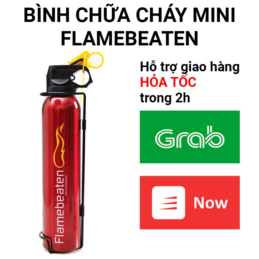 Bình cứu hoả mini để trong xe ô tô, xe tải, xe máy - Bình chữa cháy mini Flame Fighter để trên xe, dùng trong gia đình.