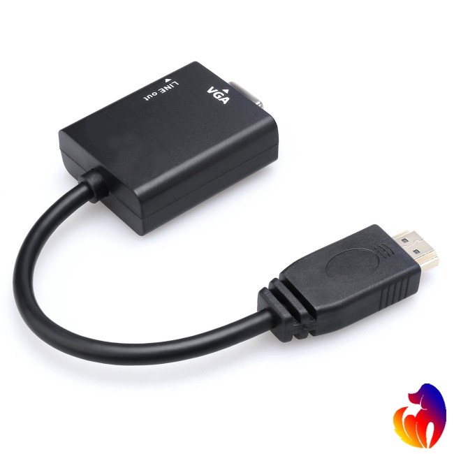 Cáp chuyển đổi 3 trong 1 HDMI sang VGA + Micro HDMI sang HDMI + Mini HDMI sang HDMI Blackhole