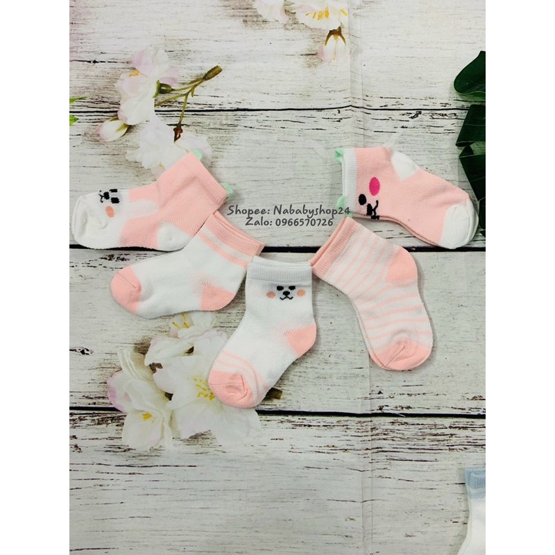 Set 5 đôi tất/vớ Baby Sock