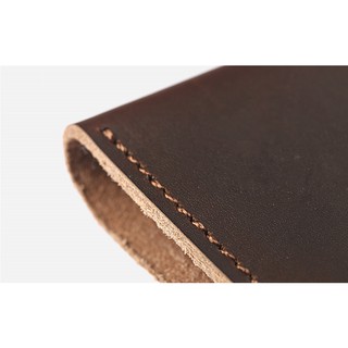Ví Da Handmade - Ví Đứng Da Thật Nguyên Miếng