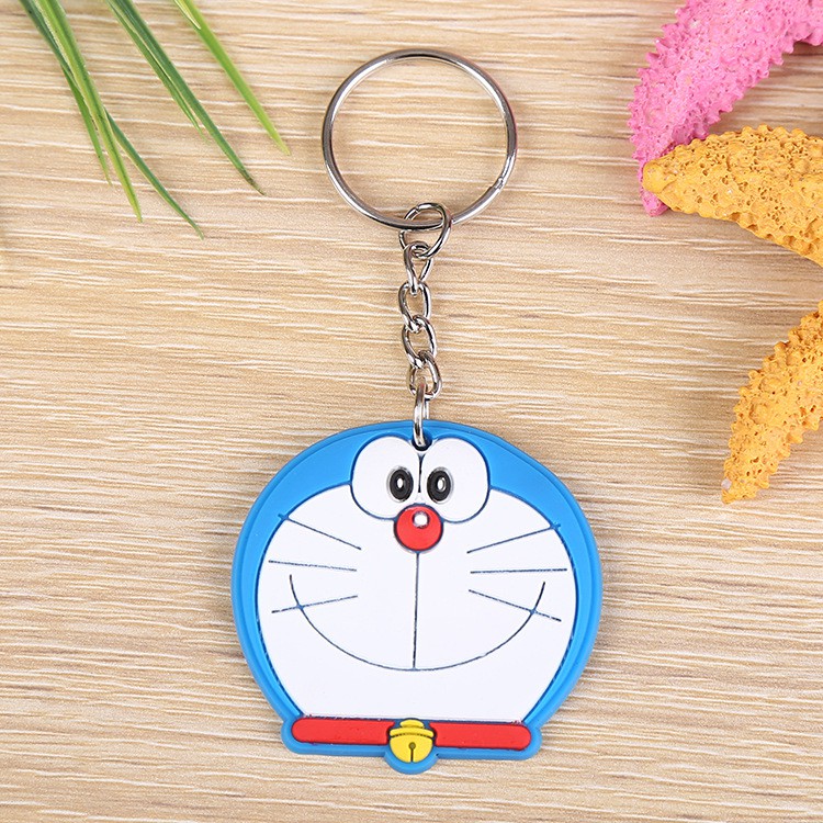 Combo 10 Móc khóa cao su silicon dẻo hình thú hình hoạt hình nhiều mẫu đáng yêu Youngcityshop