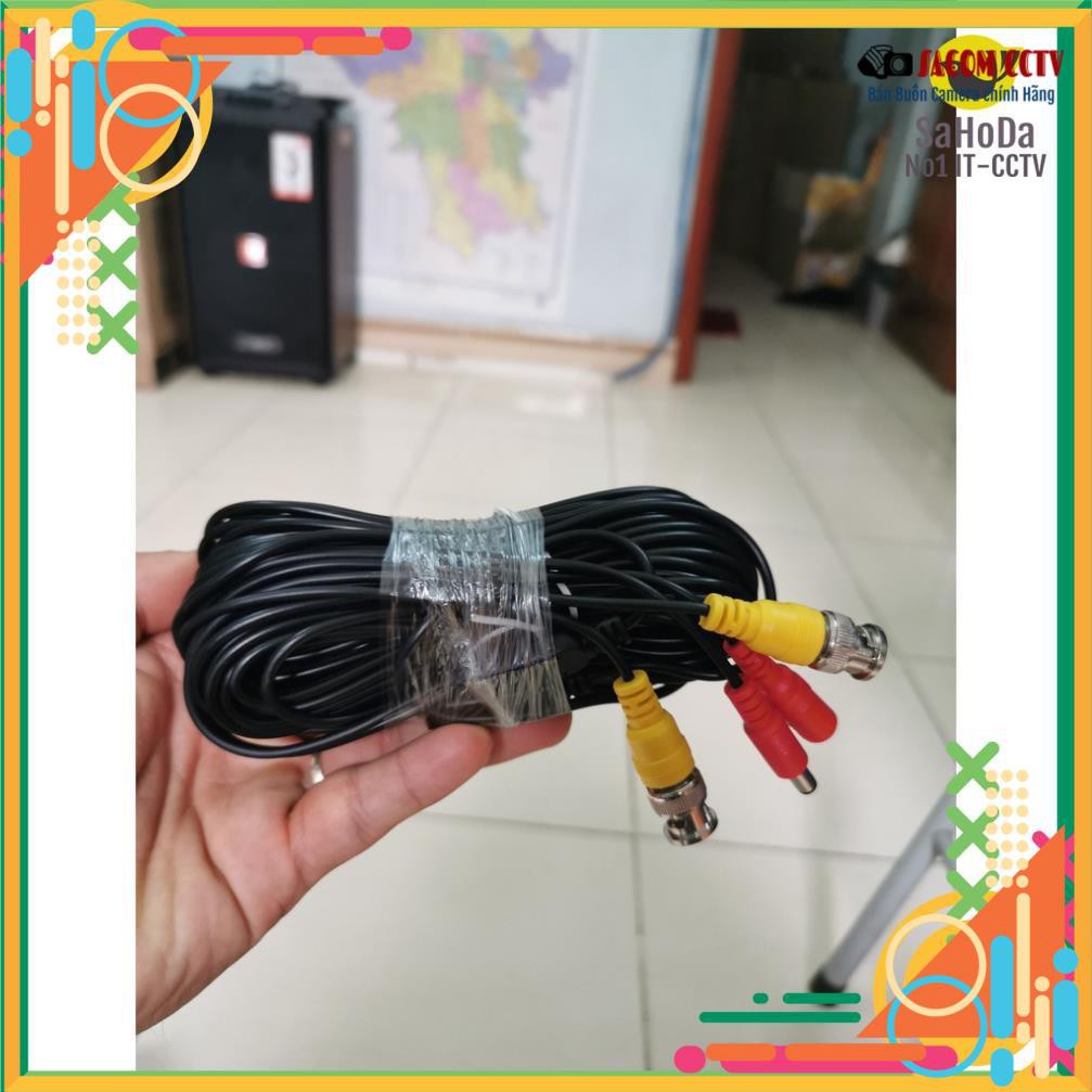 Dây cáp đồng trục liền nguồn đúc sẵn 2 đầu 20m | BigBuy360 - bigbuy360.vn