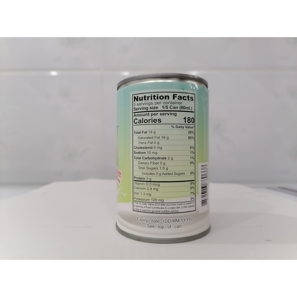 [Hộp 400ml] NƯỚC CỐT DỪA ĐẬM ĐẶC [Thailand] KC Coconut Cream (atu)