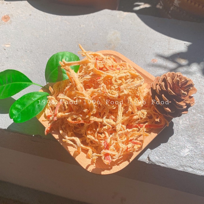 Mực hấp dừa xé sợi 250g 1996 Food đồ ăn vặt Hà Nội vừa ngon vừa rẻ | BigBuy360 - bigbuy360.vn