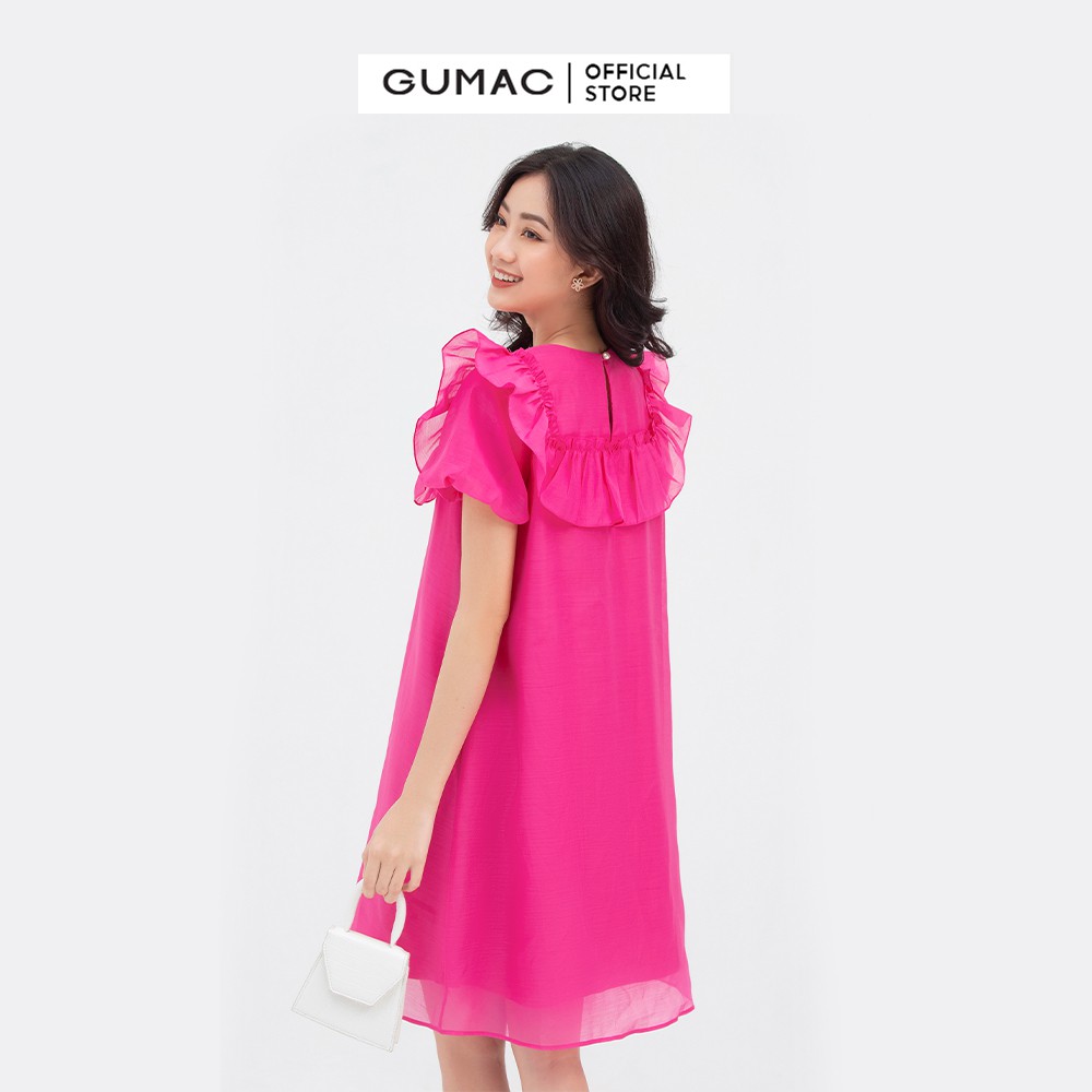 Đầm suông nữ bèo ngực GUMAC nhiều màu dễ thương DB889 | BigBuy360 - bigbuy360.vn