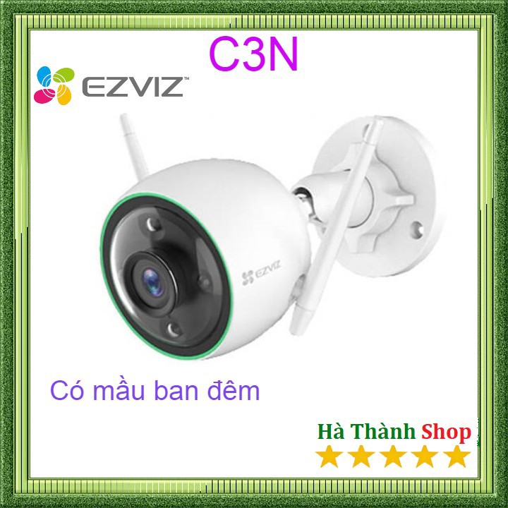 Camera WIFI 2M Ngoài Trời EZVIZ C3N 1080P Màu Ban Đêm