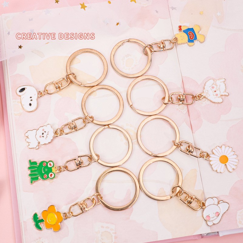 Móc Khóa Kim Loại Dễ Thương Sáng Tạo