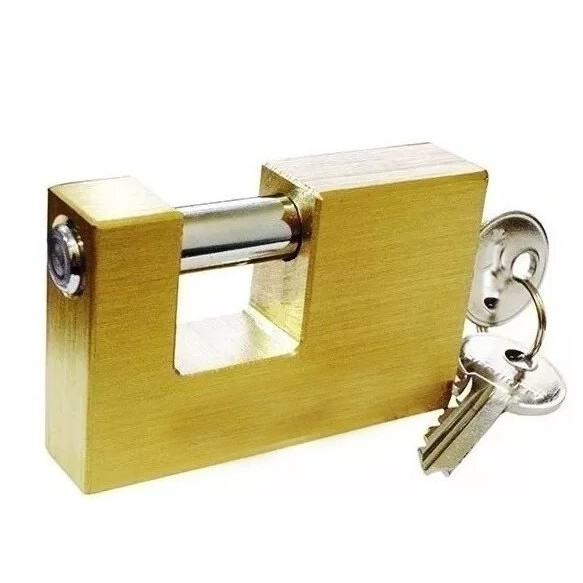 Total Tools Padlock Tlk32603 Brass Padlock 60mm Plus 3 Keys Heavy Duty Lock