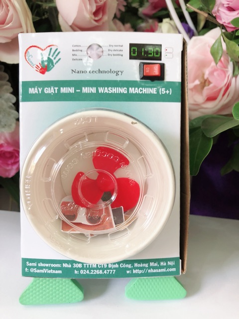 BỘ KIT BÉ TỰ CHẾ TẠO MÁY GIẶT MINI - Đồ chơi giáo dục