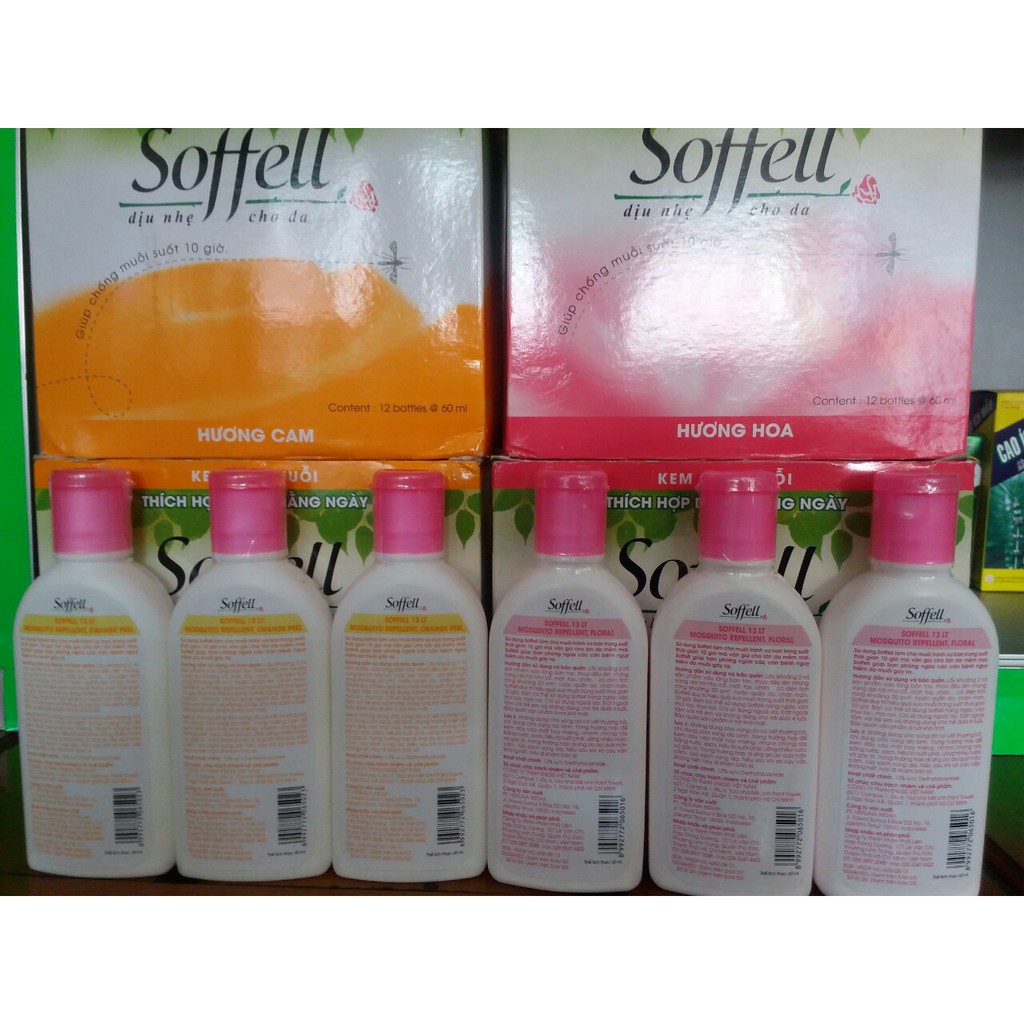 Kem chống muỗi Soffell 60ml