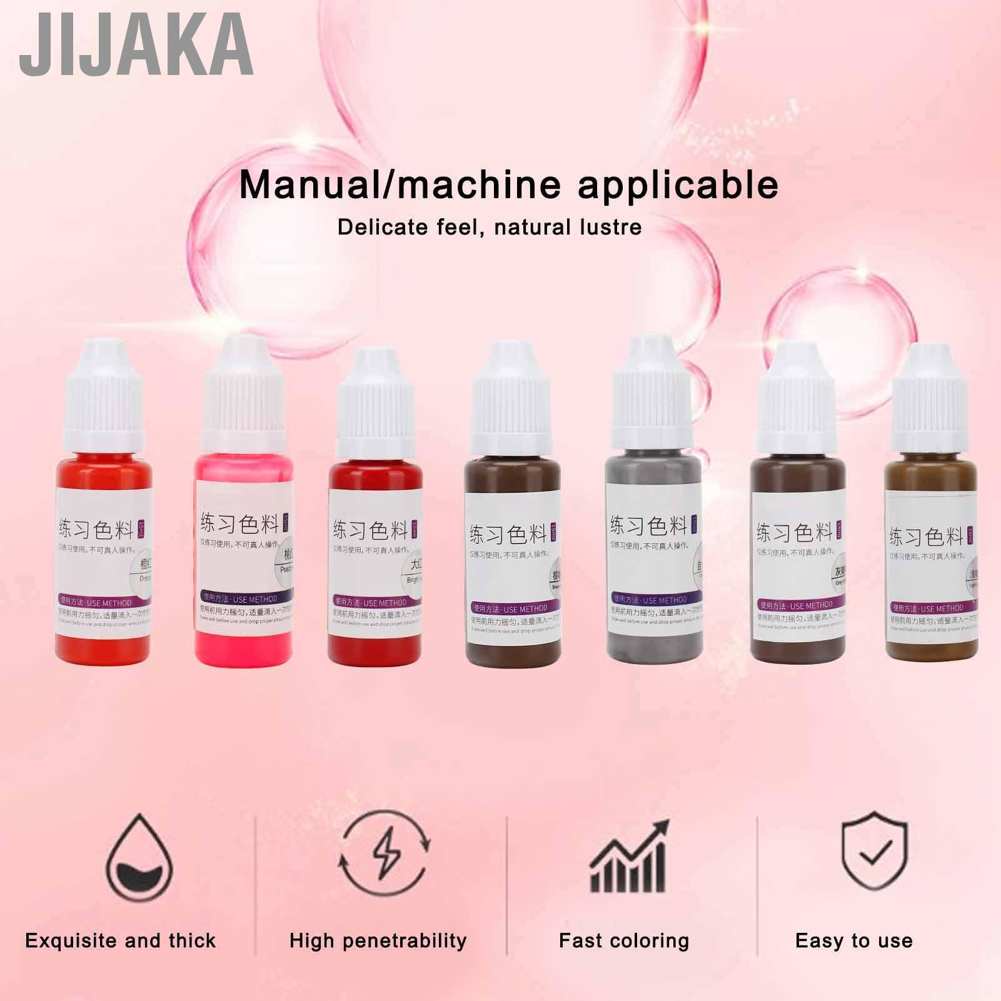 Mực xăm môi/lông mày bán vĩnh viễn dùng cho thực hành an toàn chất lượng cao 15ml