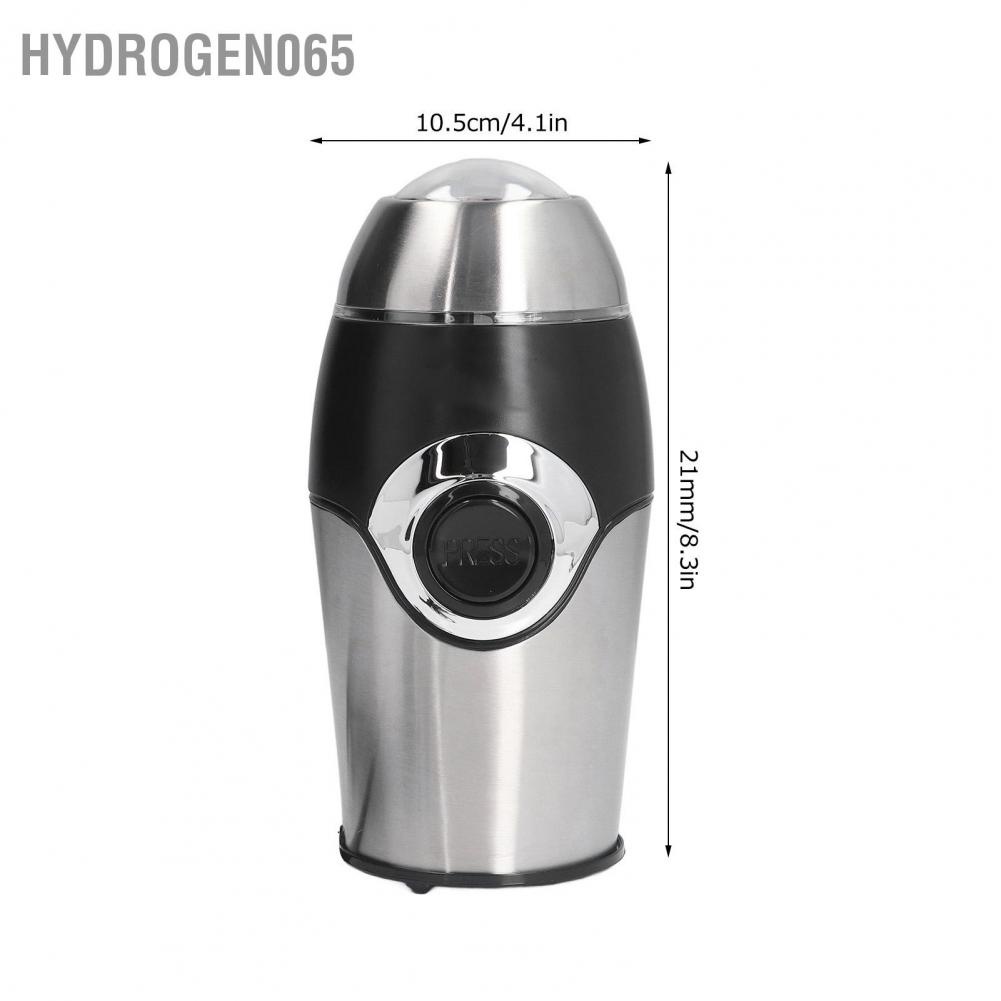 Hydrogen065 Hydrogen065 Trang chủ Máy xay gia vị cà phê nhỏ hạt bằng điện với lưỡi thép không gỉ cho thảo mộc Hạt tiêu EU 220V