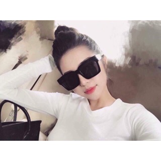 Kính đen thời trang ⚡FREESHIP⚡ Kính ST V đen ✨✨