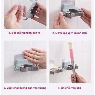 Kẹp Chổi Dán Tường