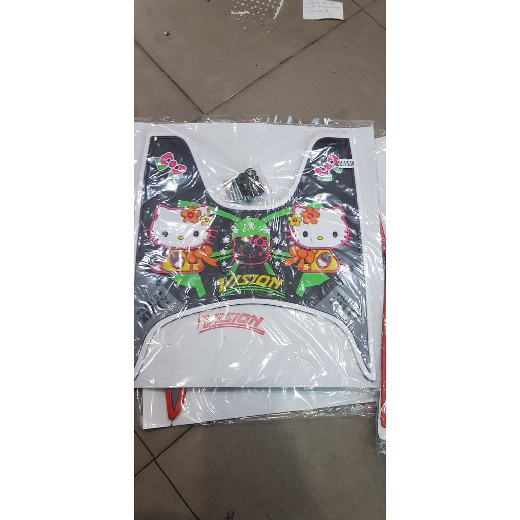 THẢM LÓT CHÂN XE VISION 2021 KIỂU HOẠT HÌNH