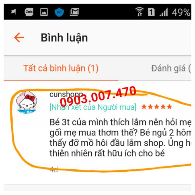 GỐI LÁ ĐINH LĂNG - DÂU TẰM - NGẢI CỨU cho bé 01t - 06 tuổi