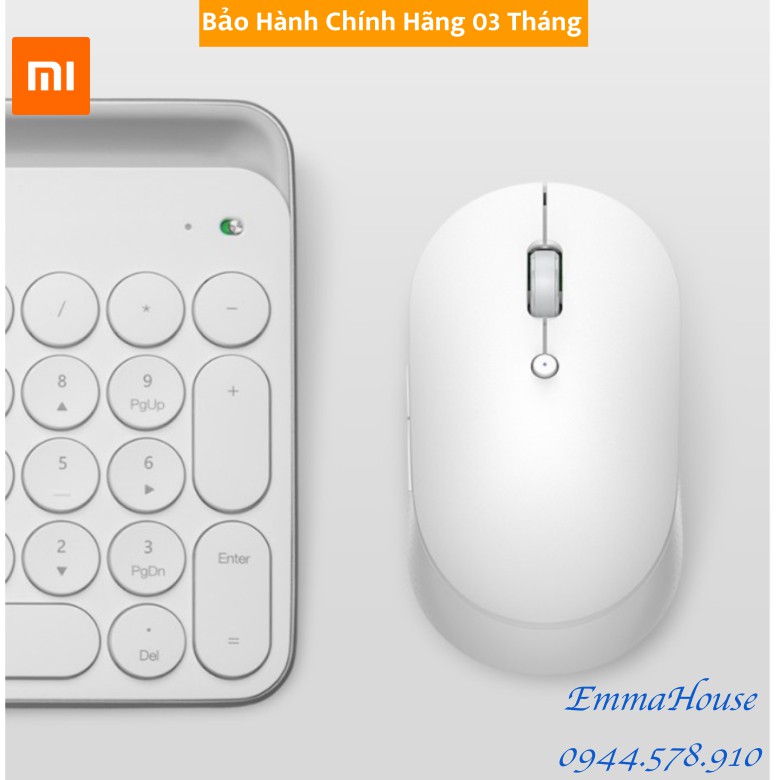 [Hàng Chính Hãng] Chuột Không Dây Xiaomi Mi Dual Mode Wireless Mouse Silent Edition | BH Chính Hãng 01 tháng