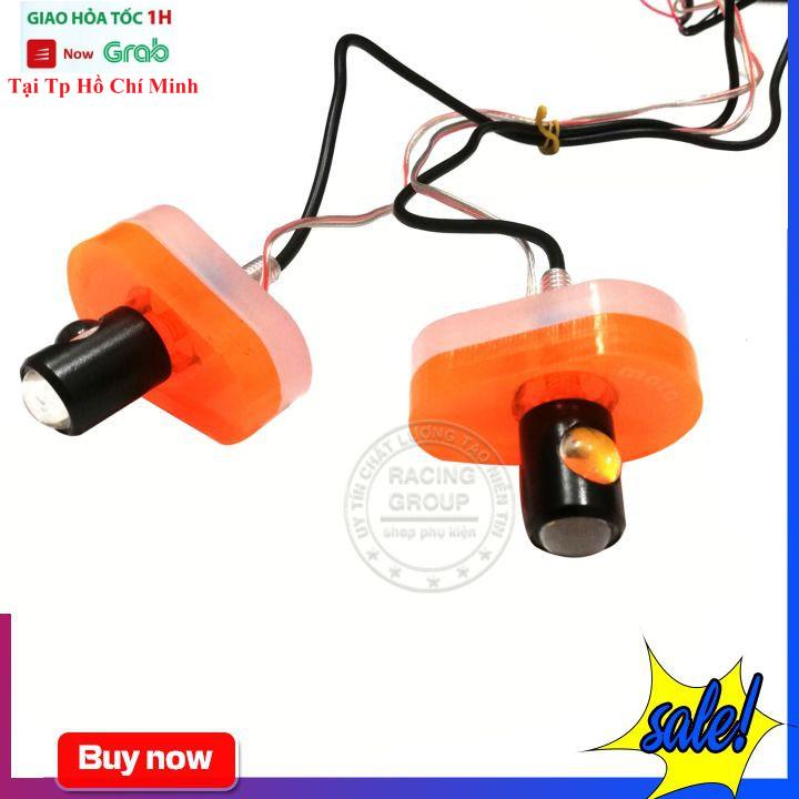 Bộ Đèn Led Xi Nhan 2 Tầng Siêu Sáng Đẹp Cho Xe Máy Exciter - Màu Cam