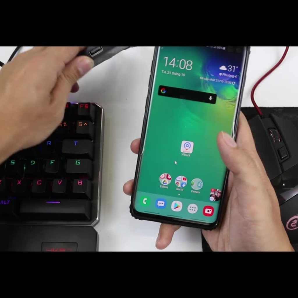 Bộ bàn phím chuột + dock điện thoại G6 - M1 chiến các thể loại game +  (Tặng kèm lót chuột  + giá đỡ)  - K1351 | BigBuy360 - bigbuy360.vn