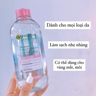 Nước tẩy trang Garnier Pháp 400ml